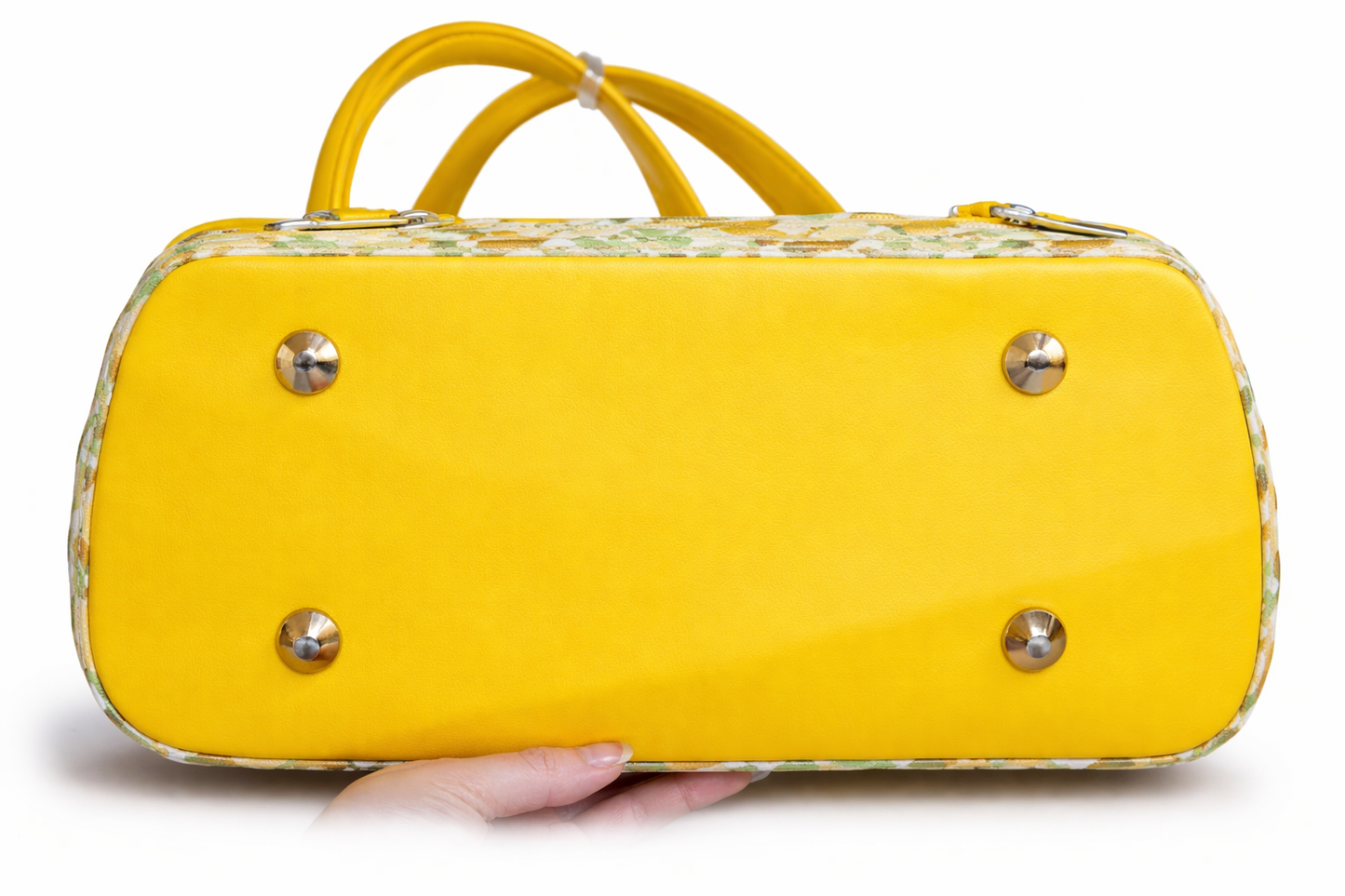 Scented Option! Lemon Girl Domed Handbag