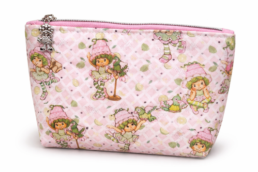 80's Lime Girl Squared Zipper Pouch Two Sizes