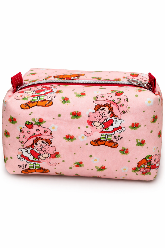 Originial 1978 Drawing Strawberry Girl Collab with Creator Muriel J. Fahrion Boxed Zipper Pouch