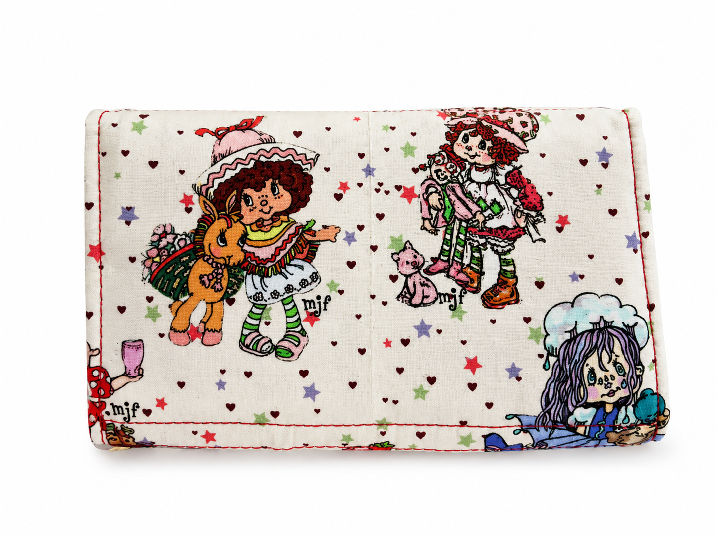 Originial All Strawberry Characters Collab with Creator Muriel J. Fahrion Accordion Wallet