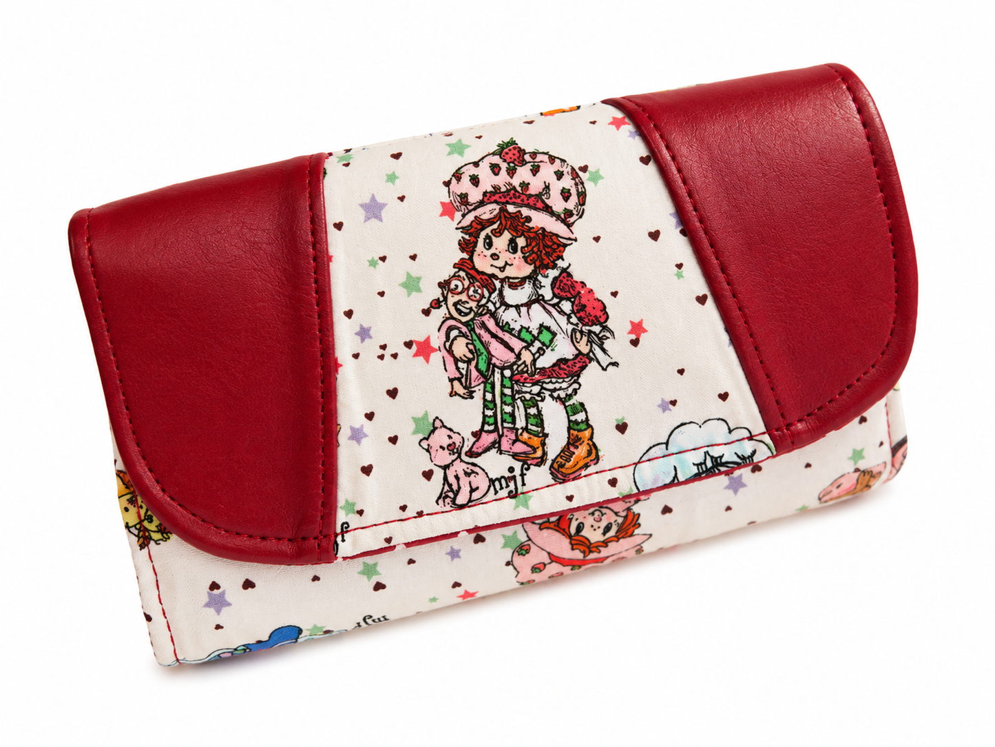 Originial All Strawberry Characters Collab with Creator Muriel J. Fahrion Accordion Wallet