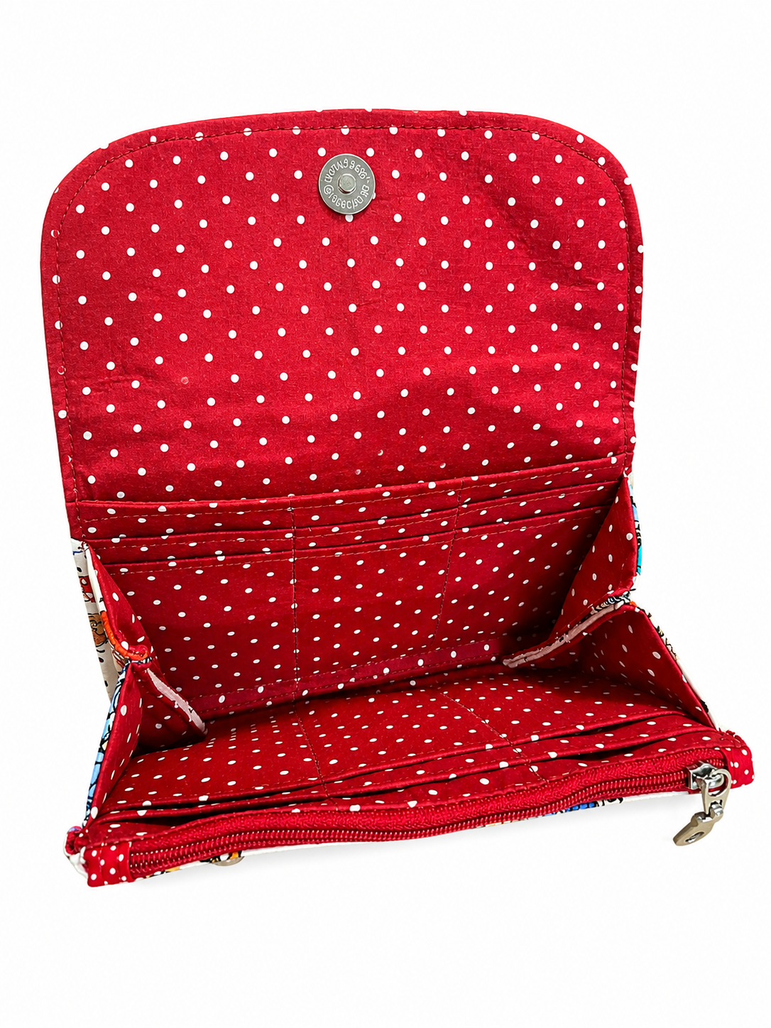 Originial All Strawberry Characters Collab with Creator Muriel J. Fahrion Accordion Wallet