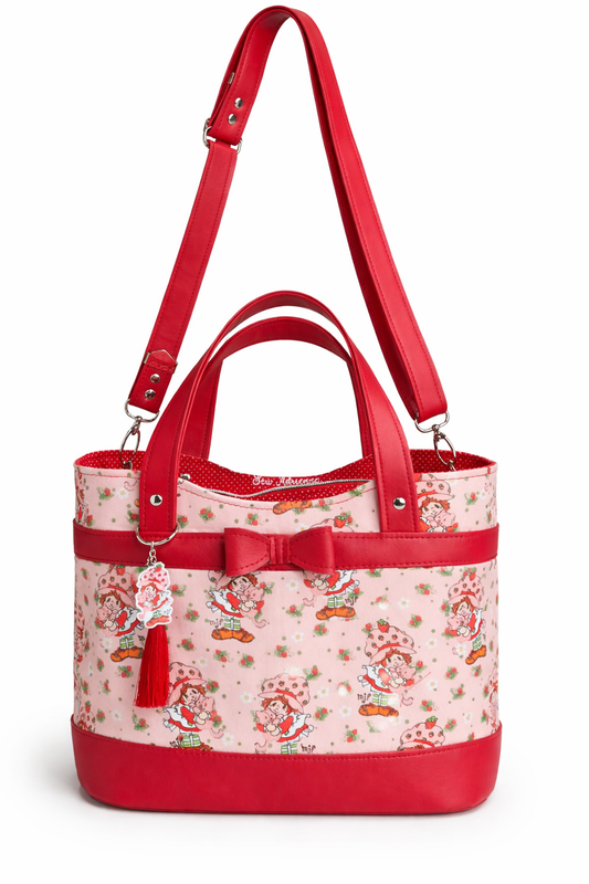 Scented Option! Originial 1978 Drawing Strawberry Girl Collab with Creator Muriel J. Fahrion Handbag