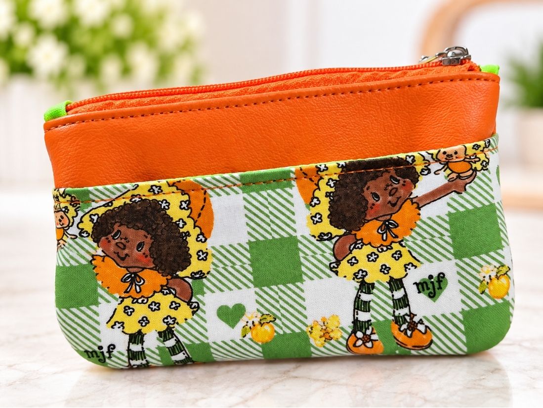 Orange Blossom Collab with Creator Muriel J. Fahrion Zip-Up Cardholder