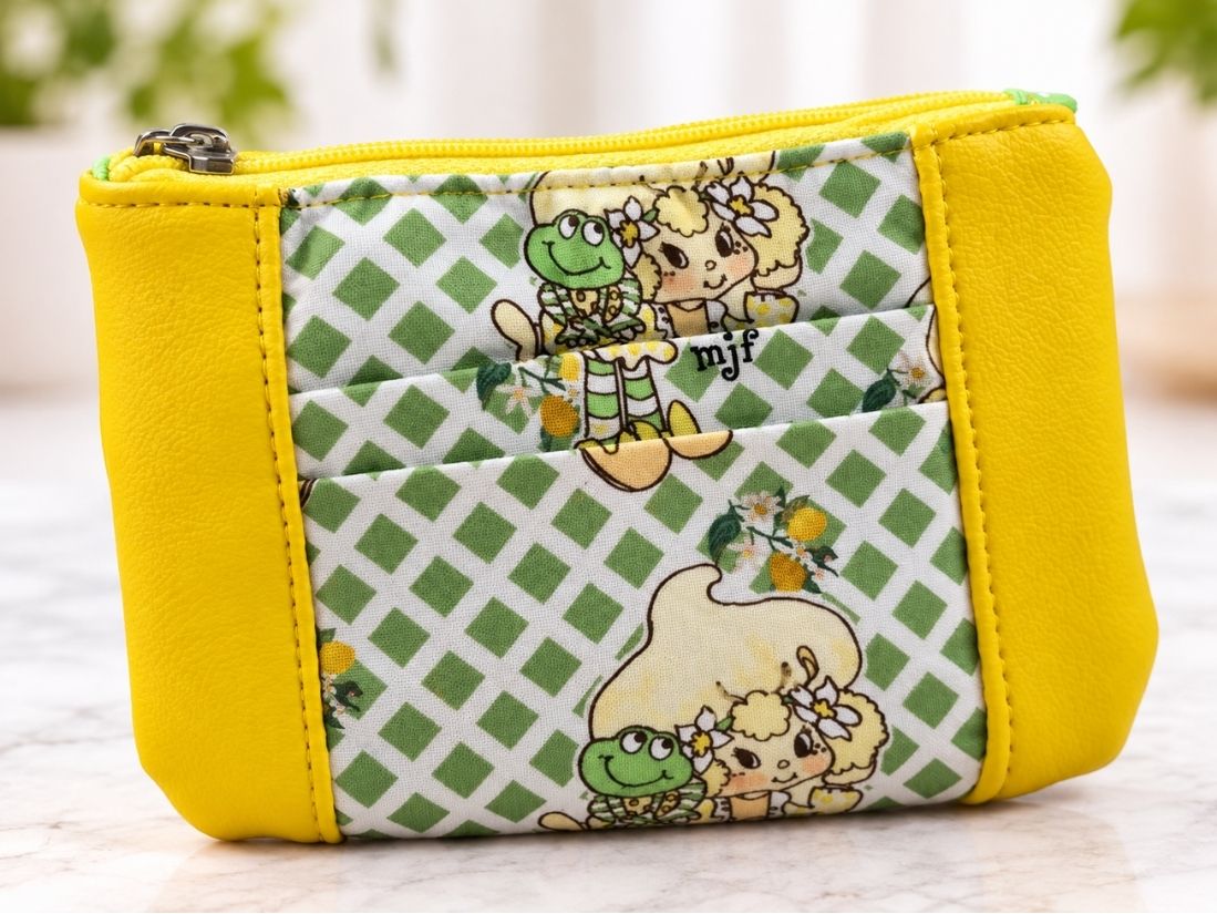Lemon Meringue Collab with Creator Muriel J. Fahrion Zip-Up Cardholder