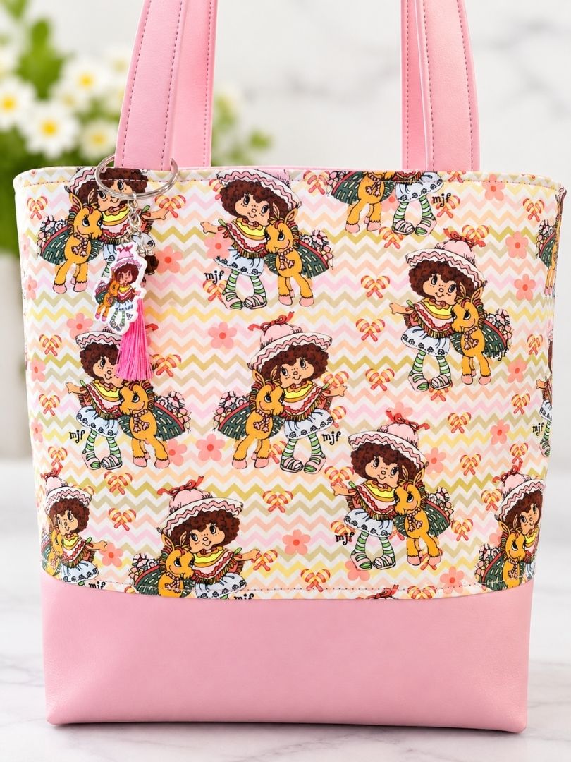 Cafe Ole’ Collab with Creator Muriel J. Fahrion Zippered Tote Bag