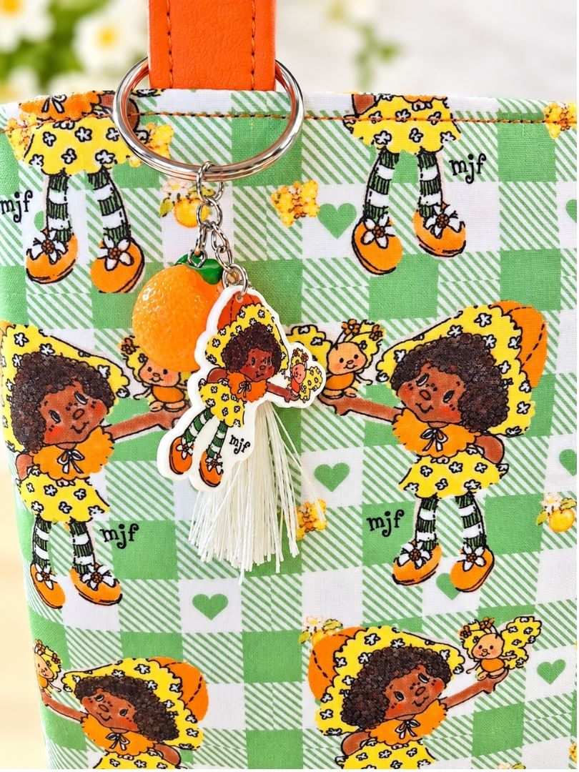 Orange Blossom Collab with Creator Muriel J. Fahrion Zippered Tote Bag