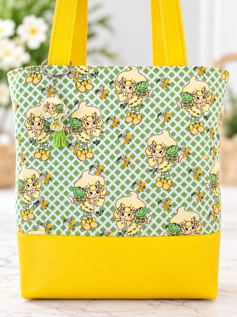Lemon Meringue Collab with Creator Muriel J. Fahrion Zippered Tote Bag