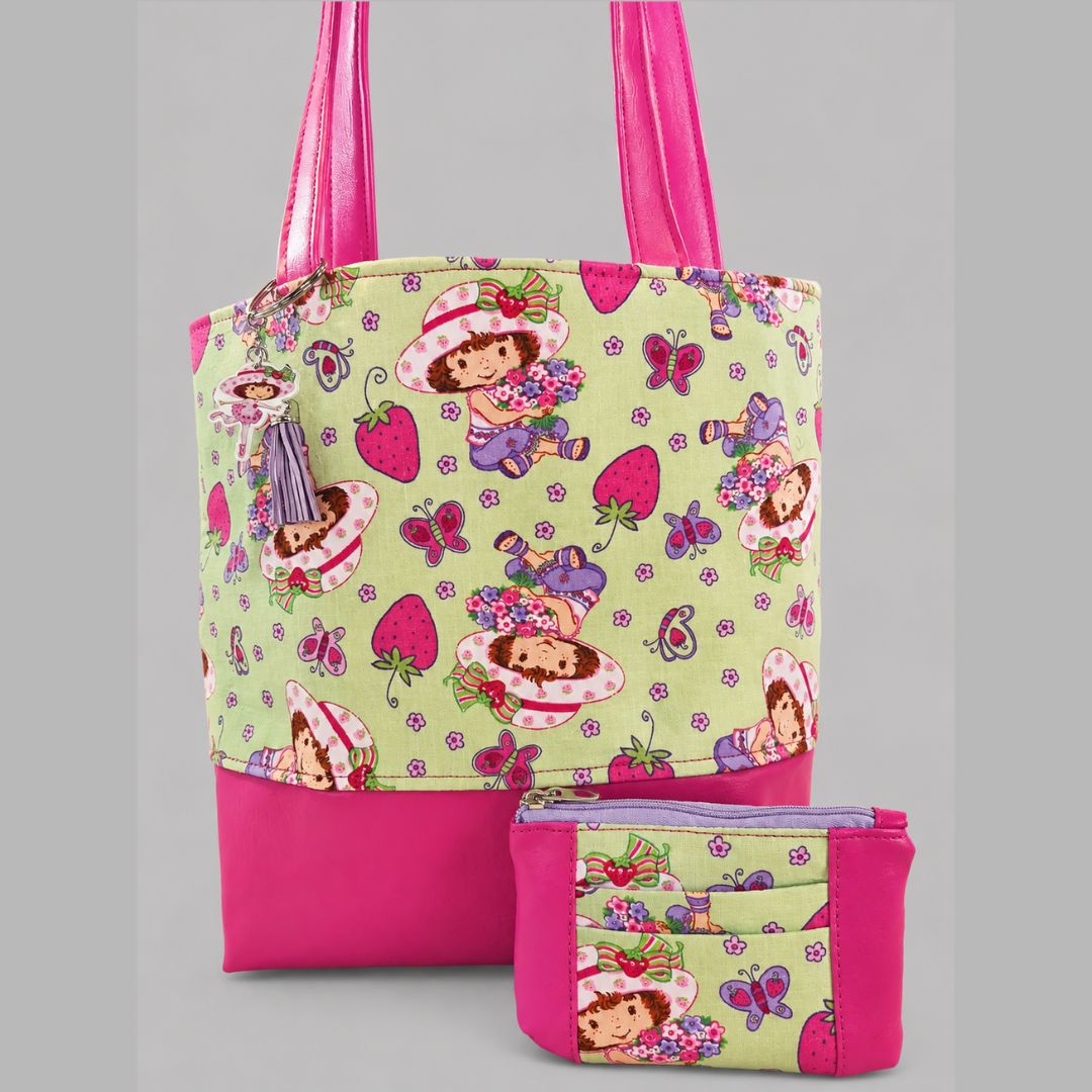 Early 2000's Strawberry Girl Simple Tote Bag