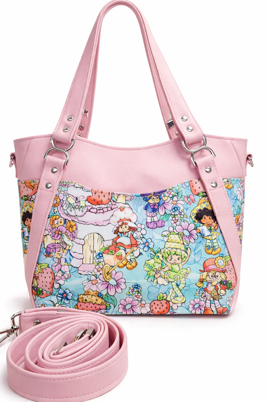 Scented Option! Strawberry Friends Large Handbag