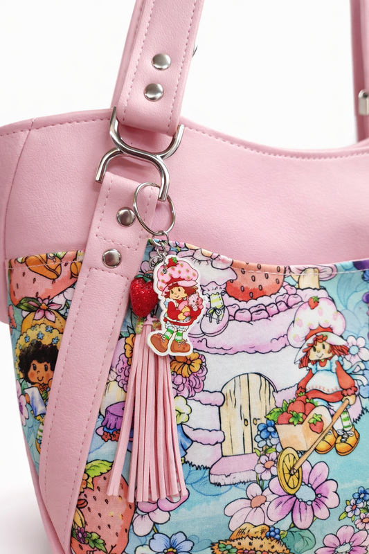 Scented Option! Strawberry Friends Large Handbag