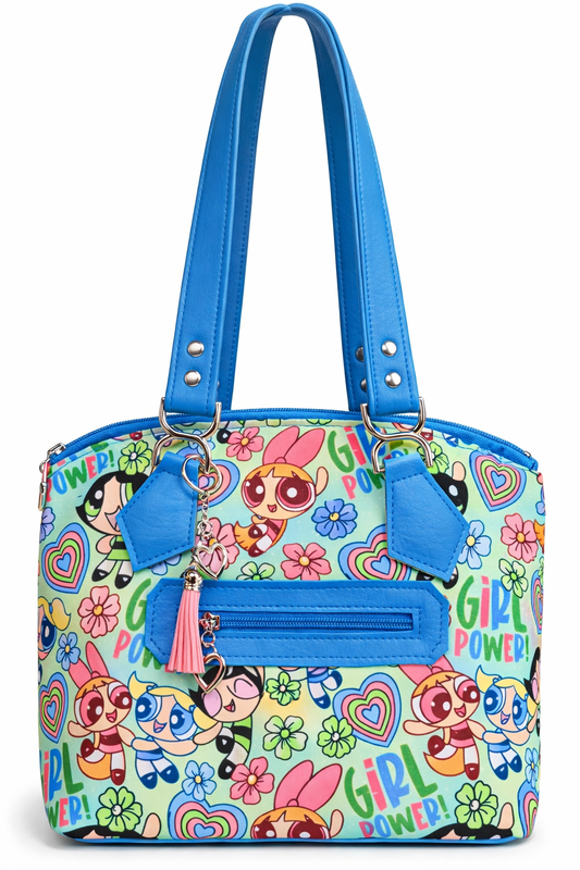 Girl Power Puff Domed Handbag