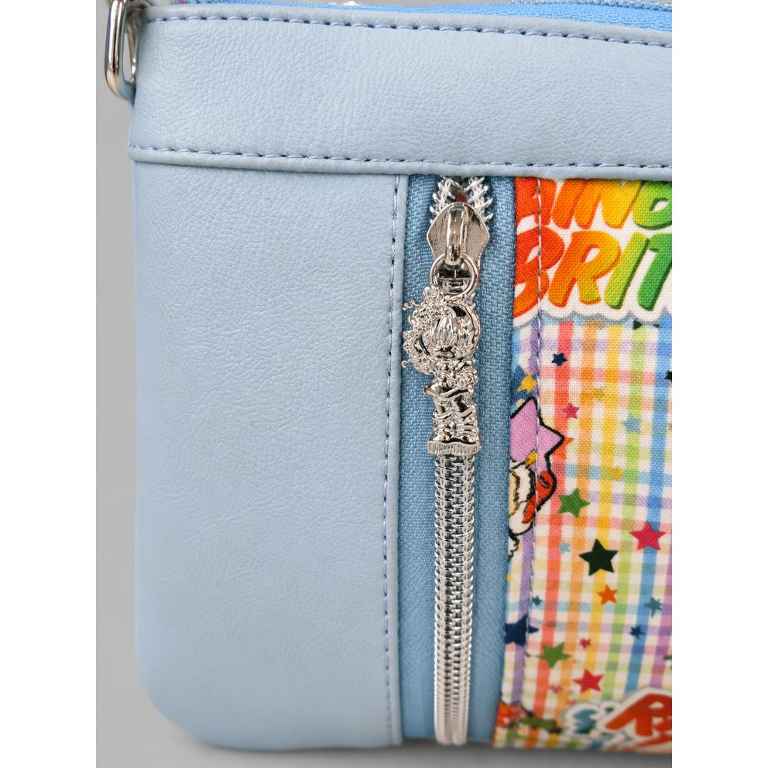 80's Rainbow Brite Crossbody Zippered Clutch