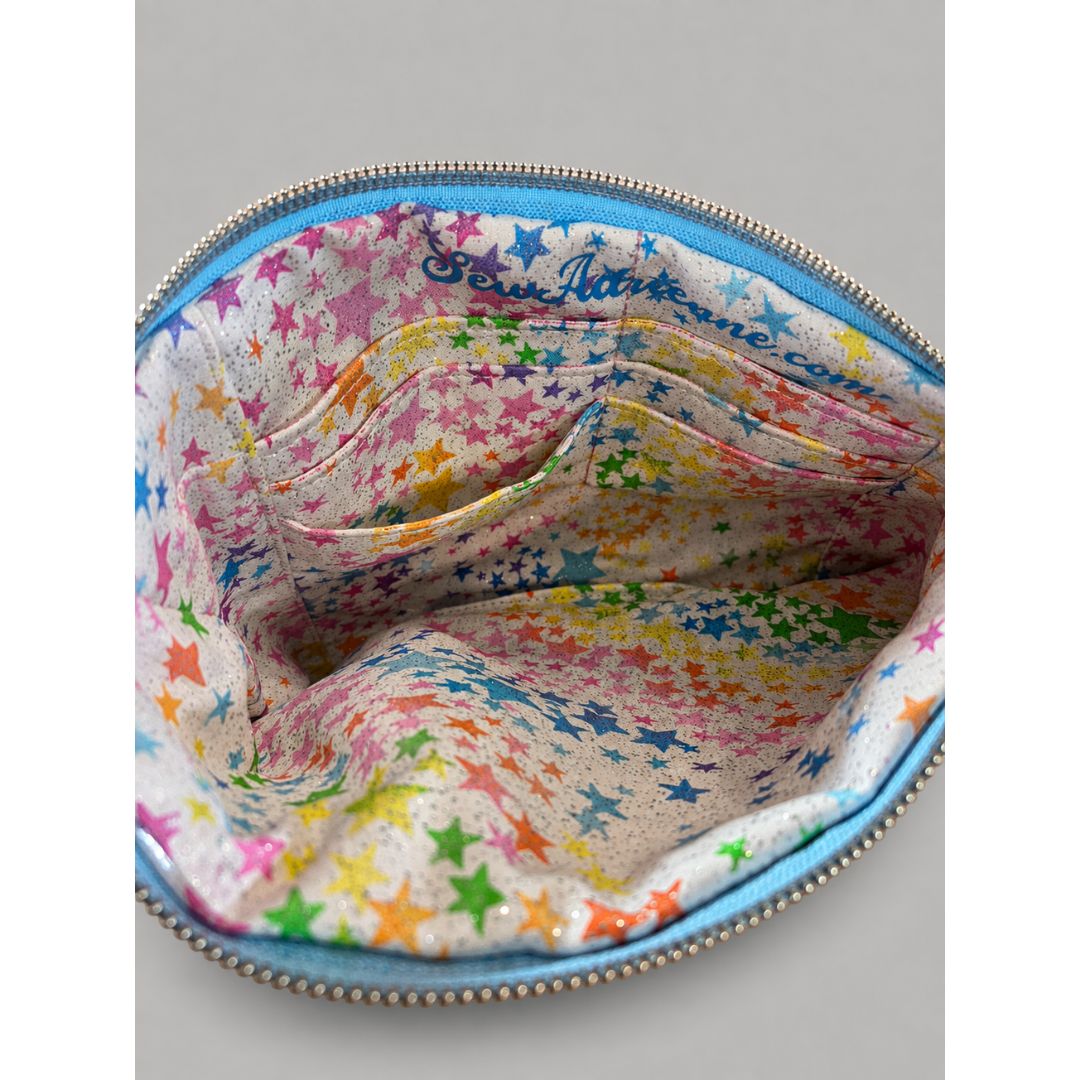80's Rainbow Brite Crossbody Zippered Clutch