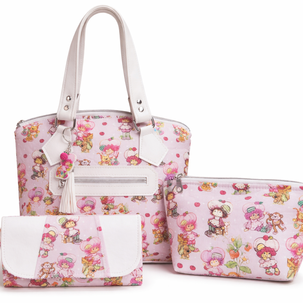 Scented Option! Raspberry Girl Domed Handbag