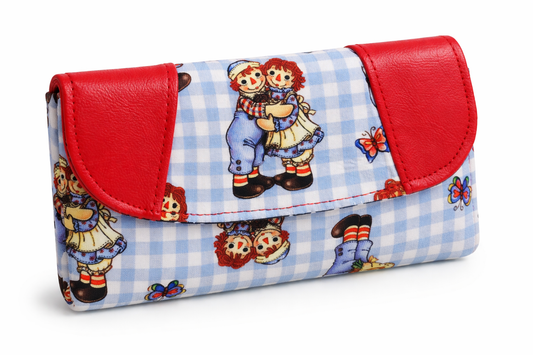 Raggedy Ann & Andy Rag Doll Accordion Wallet