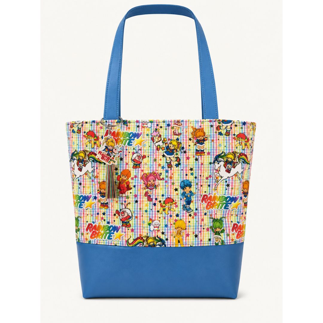 80's Rainbow Brite & Friends Zippered Tote Bag