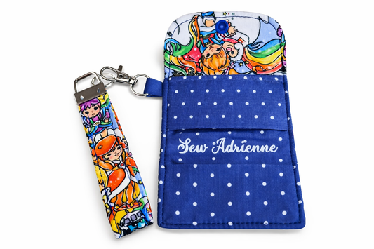 Rainbow Friends Key Fob & Card Holder Set
