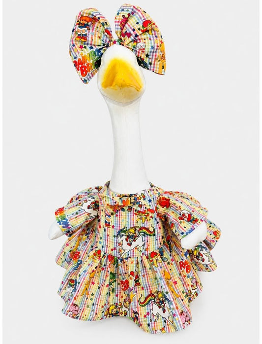 Rainbow Brite Porch Goose Dress Set