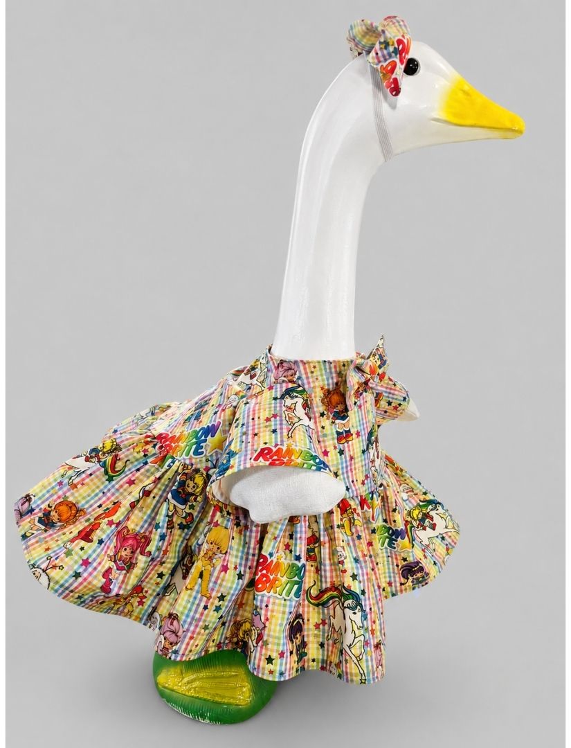 Rainbow Brite Porch Goose Dress Set