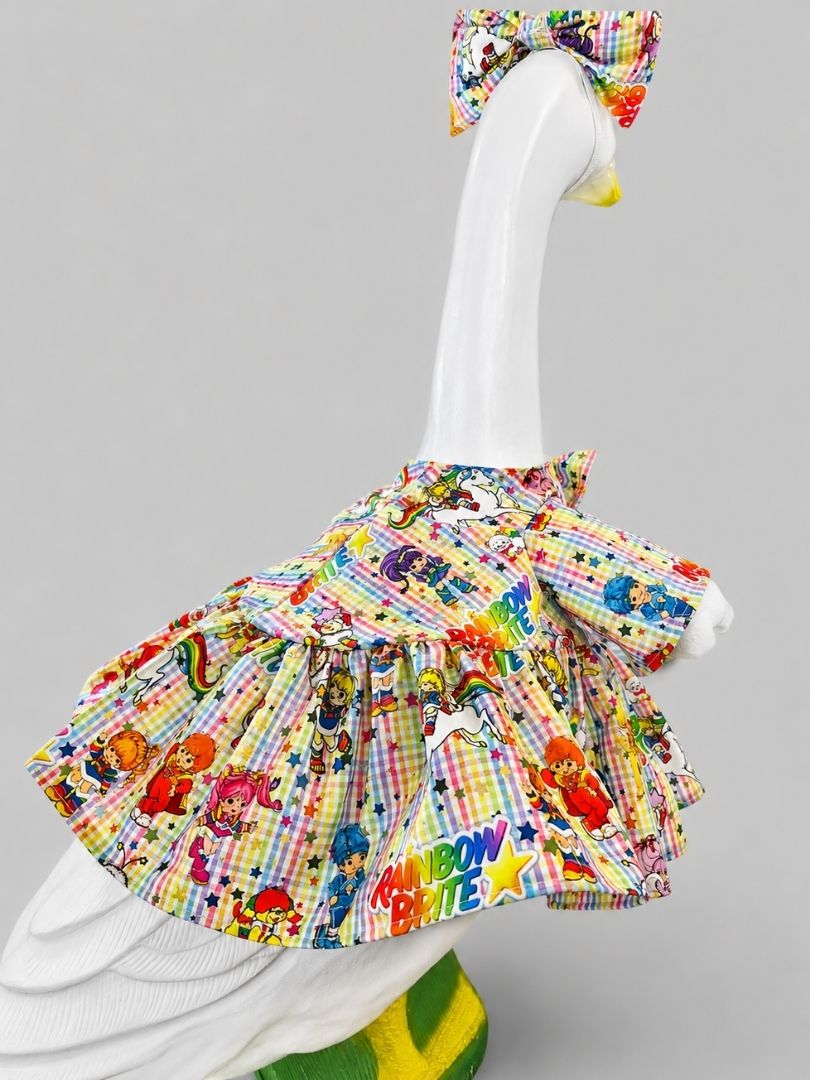 Rainbow Brite Porch Goose Dress Set