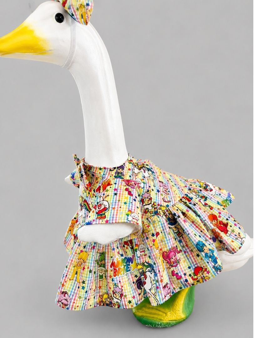 Rainbow Brite Porch Goose Dress Set