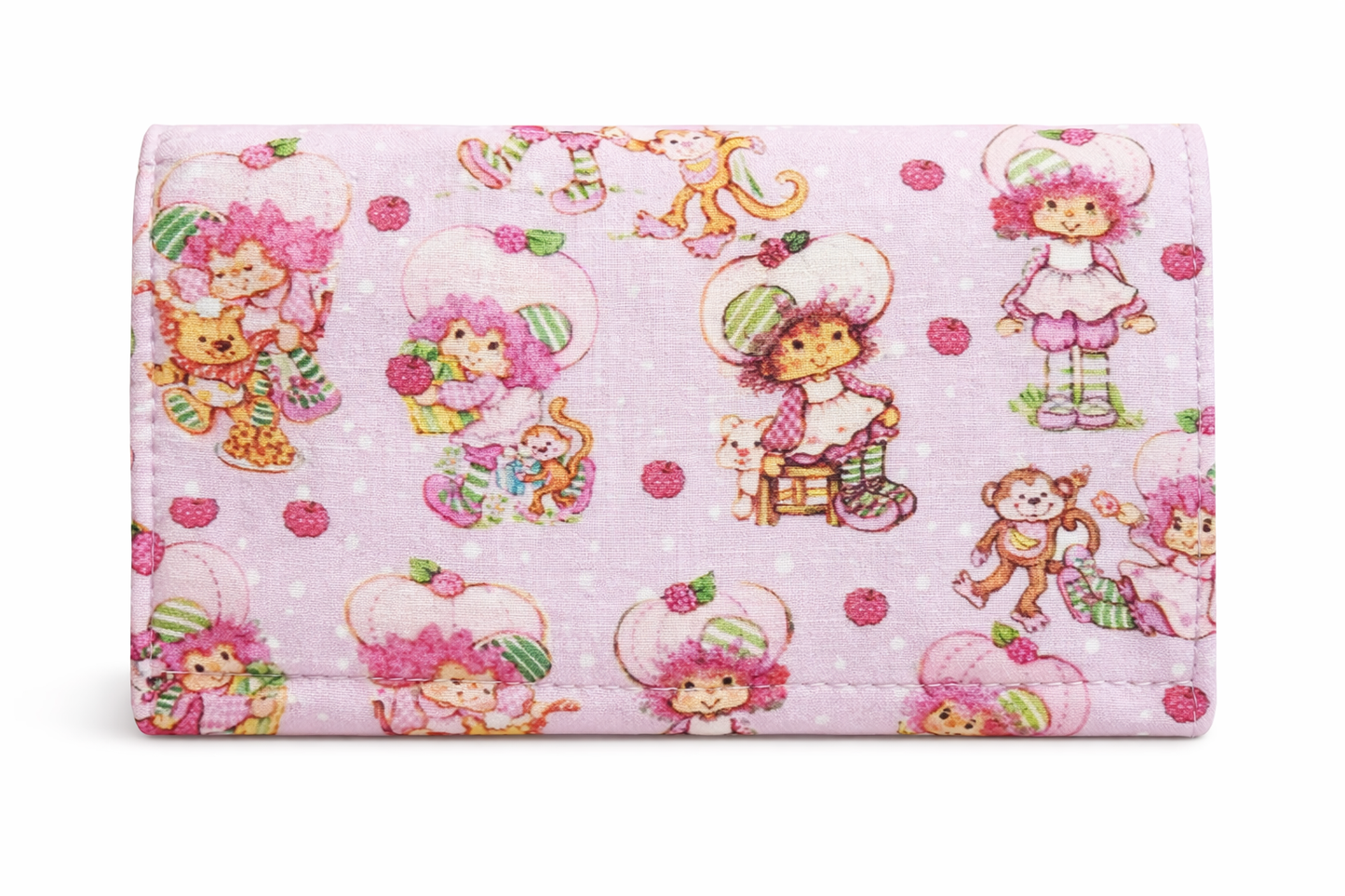 80's Raspberry Girl Accordion Wallet