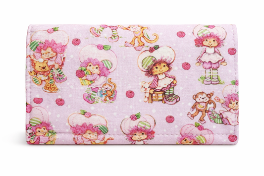 80's Raspberry Girl Accordion Wallet