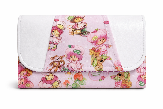 80's Raspberry Girl Accordion Wallet
