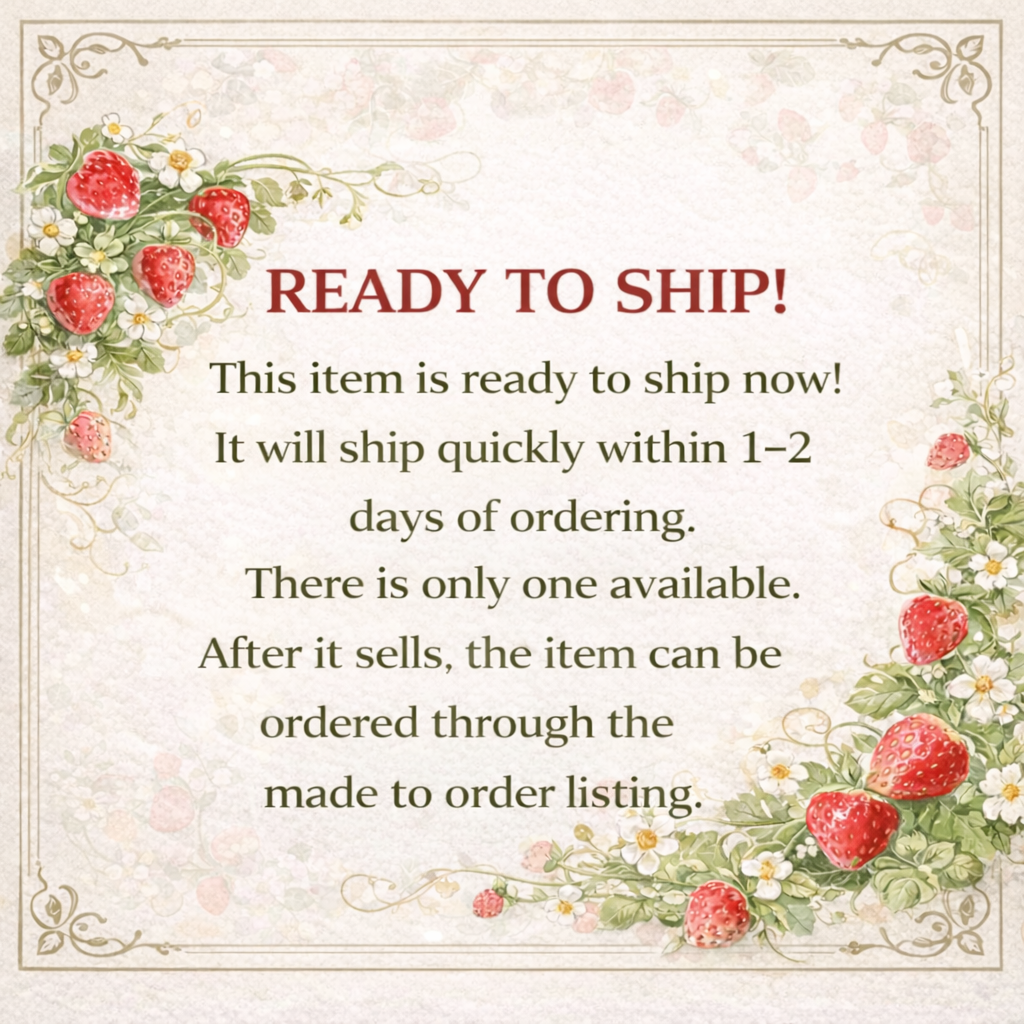 READY TO SHIP! 80's Strawberry Girl & Friends Heart Tote