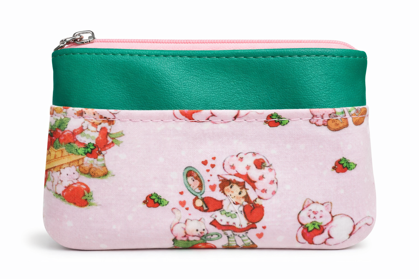80's Strawberry Girl Zip-Up Cardholder