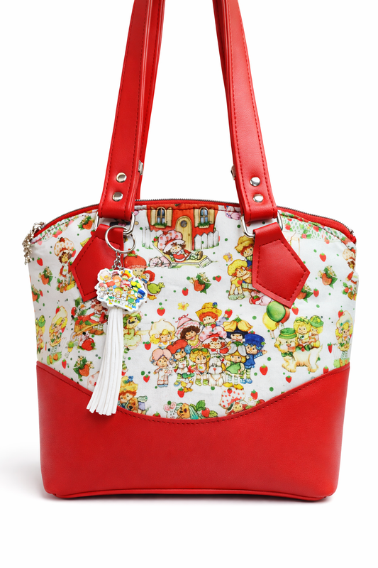 Scented Option! Strawberry Friends Domed Handbag