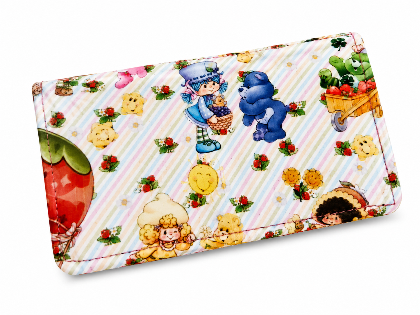 Strawberry Girl Caring Bears Collab Red Wallet