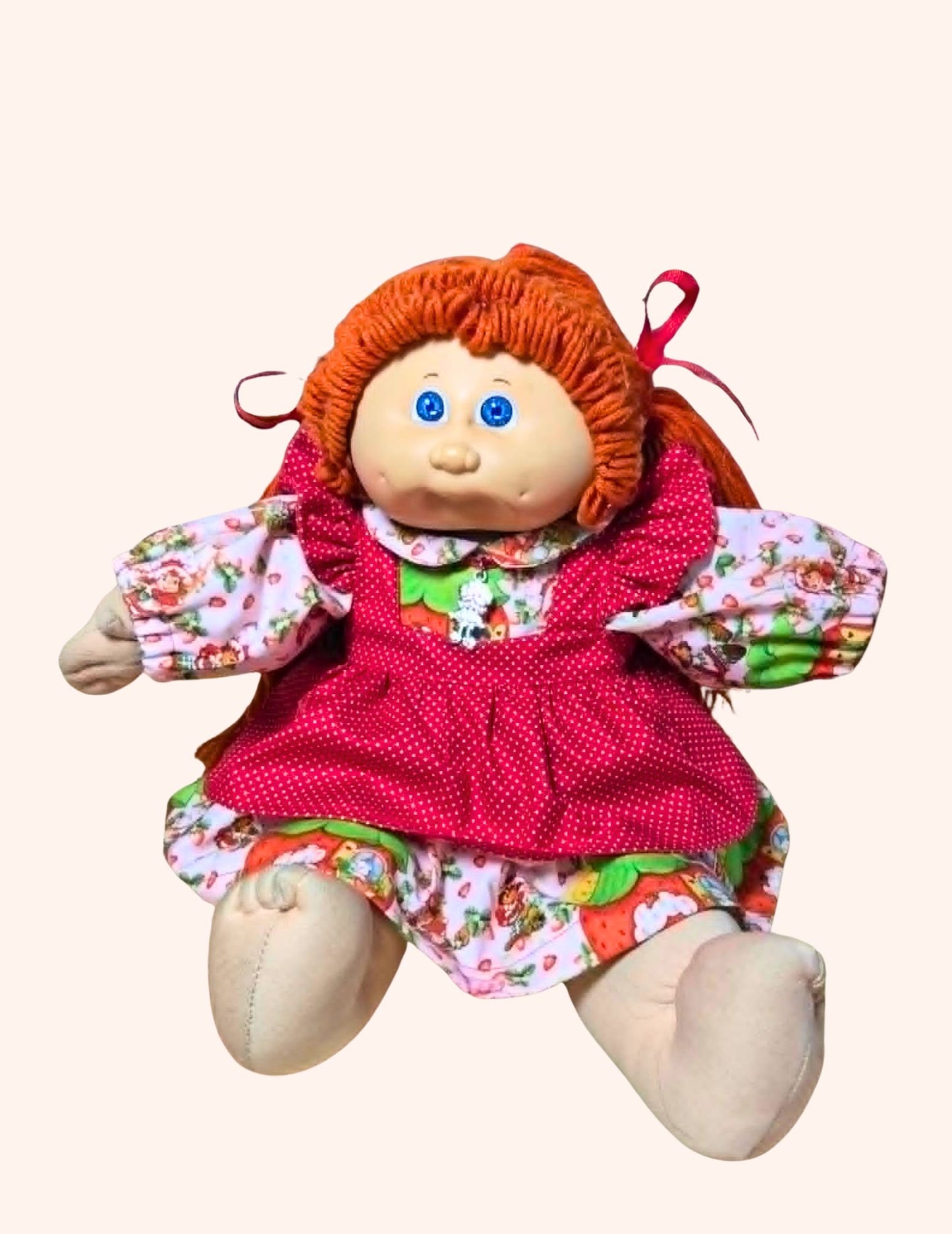 80's Strawberry Girl Cabbage Patch Kids Dress Set Made to Order