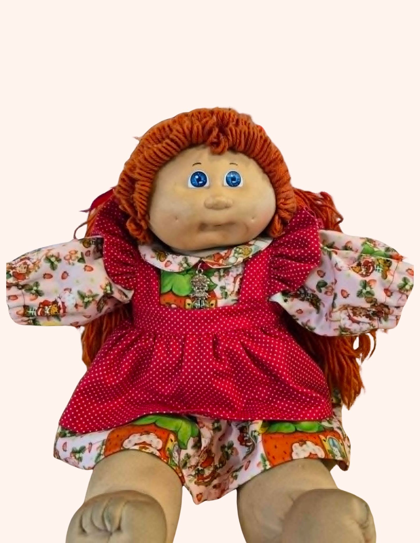 80's Strawberry Girl Cabbage Patch Kids Dress Set Made to Order