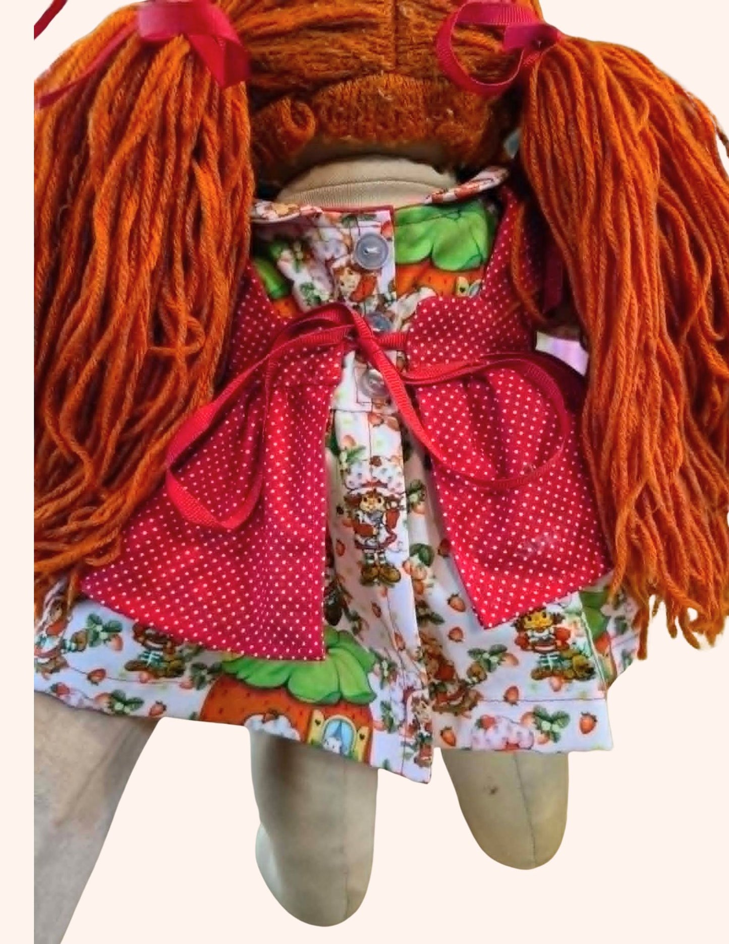 80's Strawberry Girl Cabbage Patch Kids Dress Set Made to Order