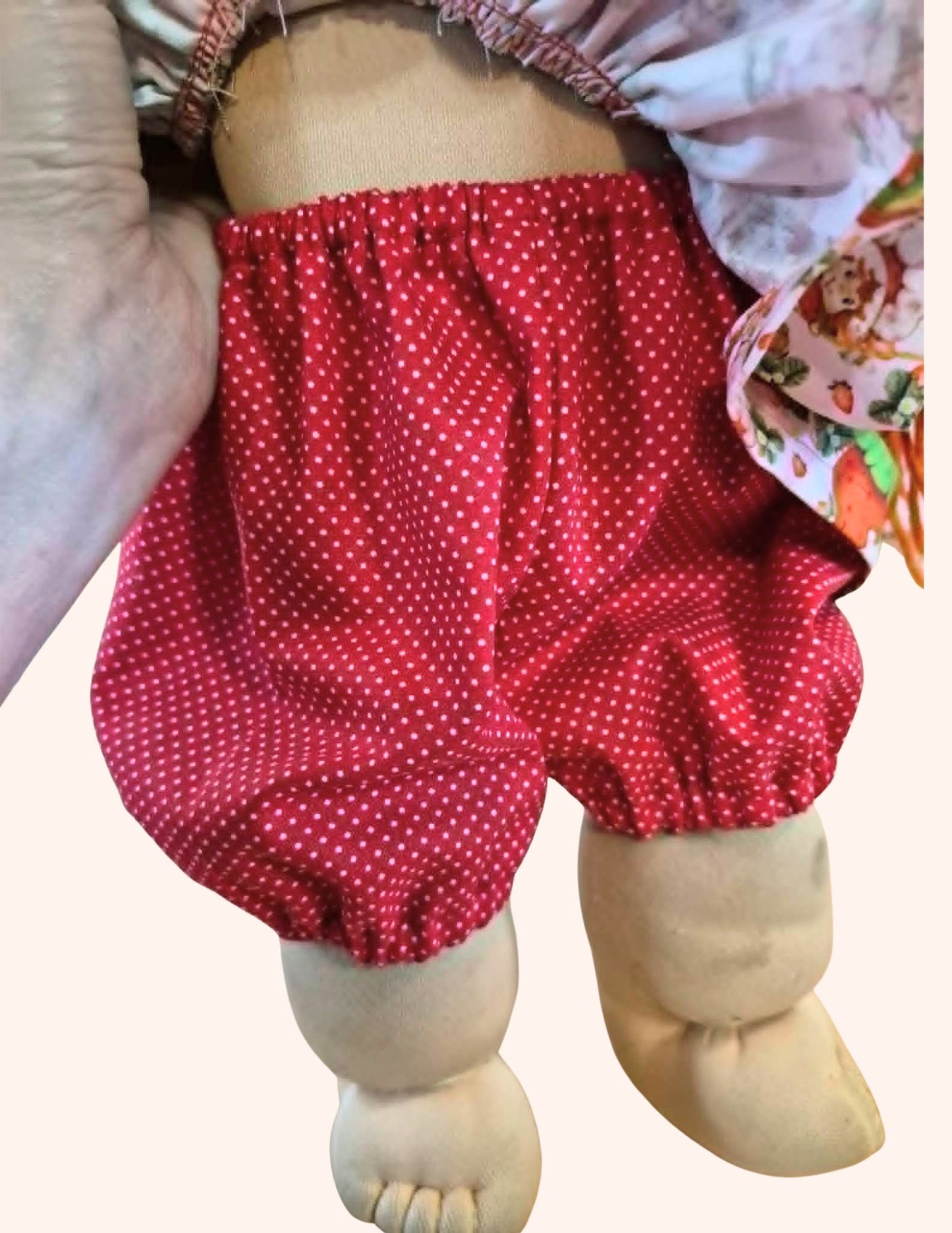 80's Strawberry Girl Cabbage Patch Kids Dress Set Made to Order