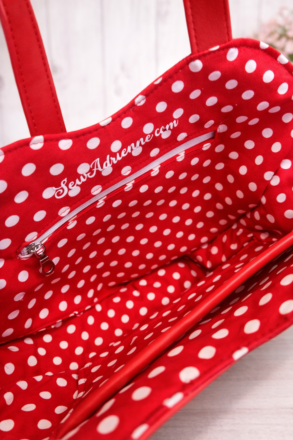 READY TO SHIP! 80's Strawberry Girl & Kitty Heart Tote