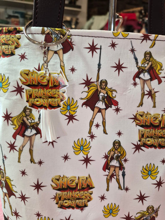 80's She-Ra Power Princess Zippered Tote Bag