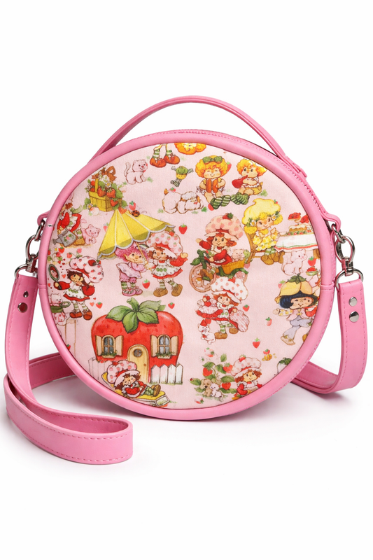 Scented Option! Strawberry Friends Circle Bag Crossbody