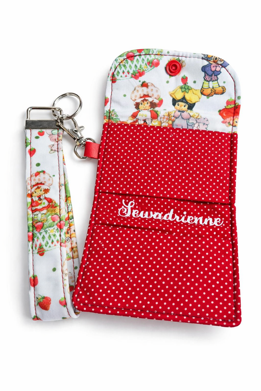 Strawberry Friends Key Fob & Card Holder Set