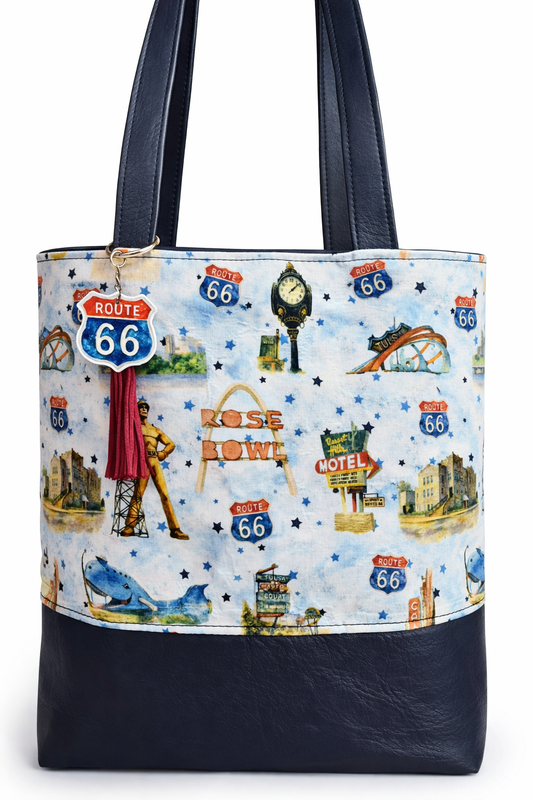 Route 66 Tulsa Icons Simple Tote Bag