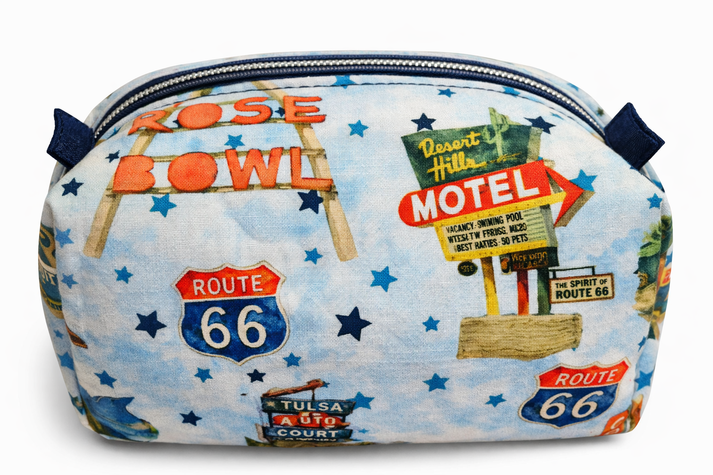 Route 66 Tulsa Icons Boxed Zipper Pouch