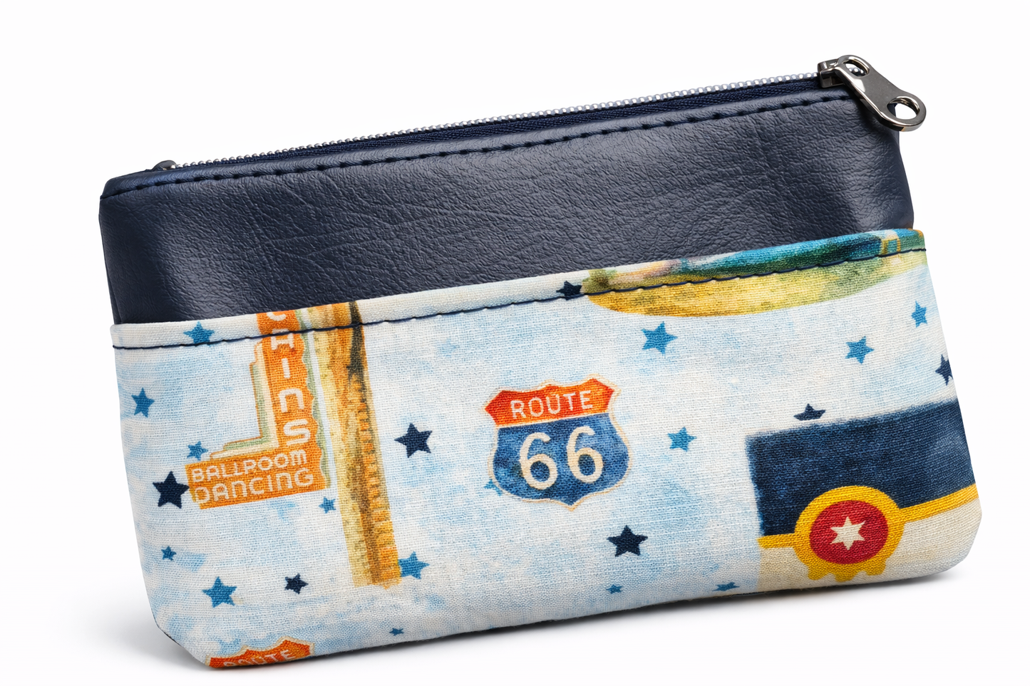 Route 66 Tulsa Icons Zip-Up Cardholder