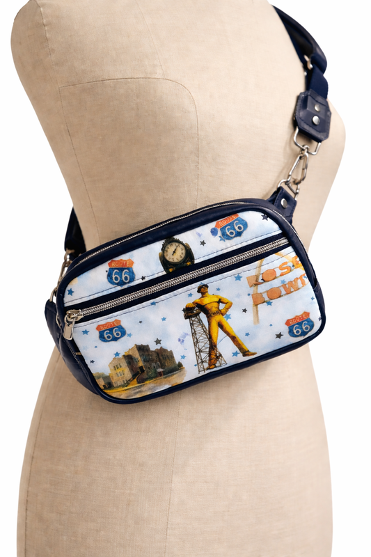 Route 66 Tulsa Icons Sling Pack, Fanny Pack, Hip Pack
