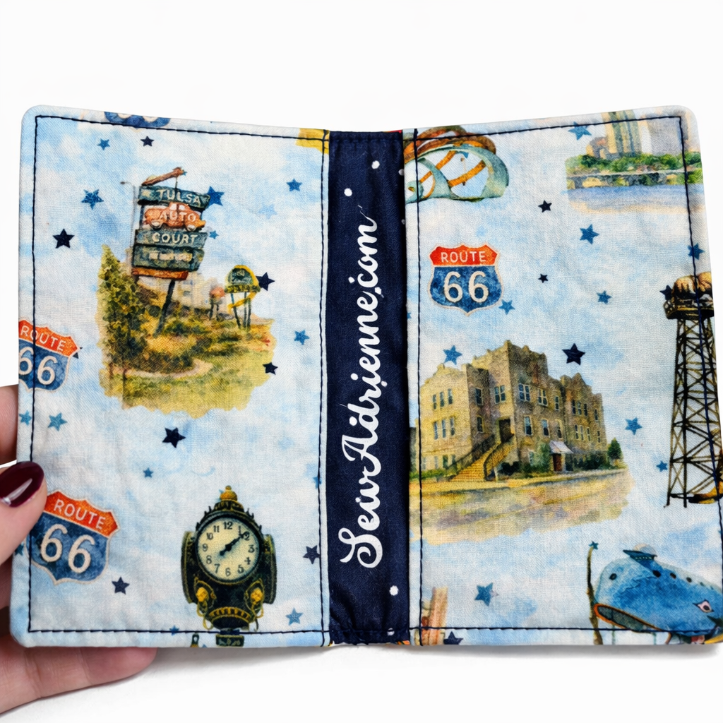 Route 66 Tulsa Oklahoma Passport Wallet