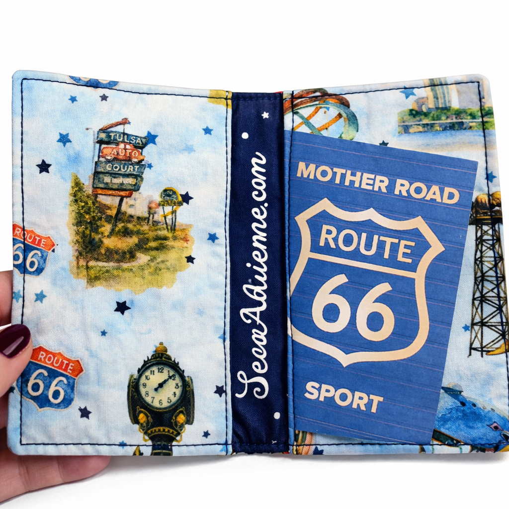 Route 66 Tulsa Oklahoma Passport Wallet