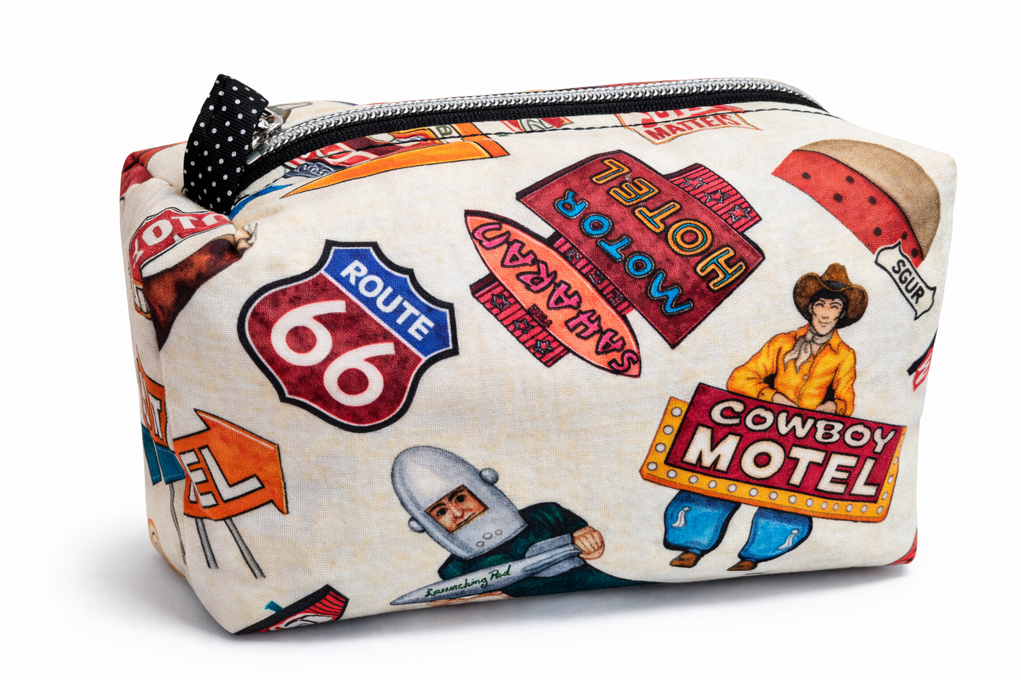 Route 66 USA Icons Boxed Zipper Pouch