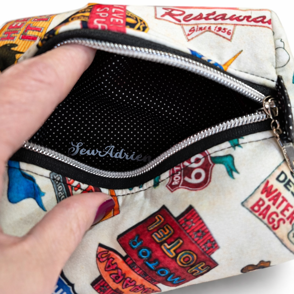 Route 66 USA Icons Boxed Zipper Pouch