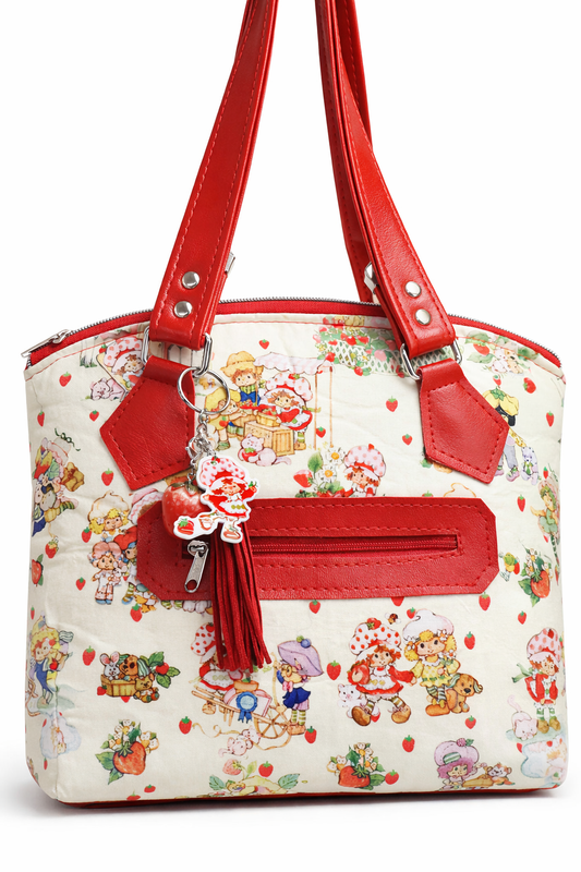 Scented Option! Strawberry Girl Domed Handbag